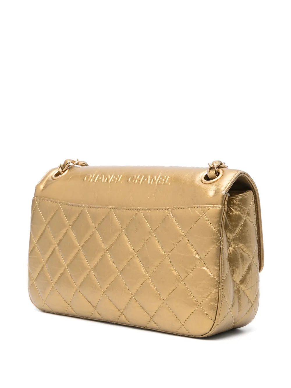 Pre-OwnedCHANEL Pre-Owned2.55 Signature Paris-Dallas shoulder bag