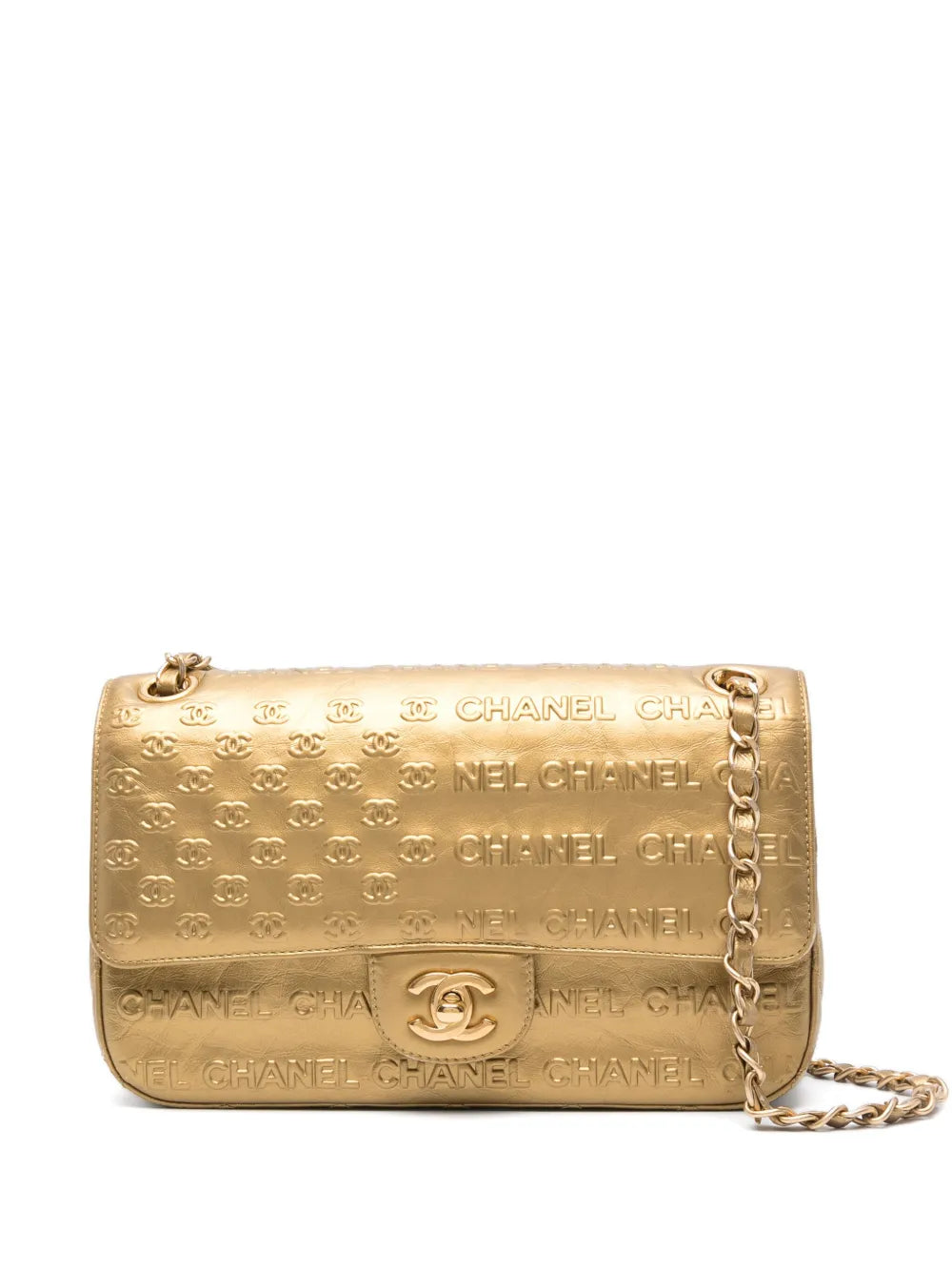 Pre-OwnedCHANEL Pre-Owned2.55 Signature Paris-Dallas shoulder bag