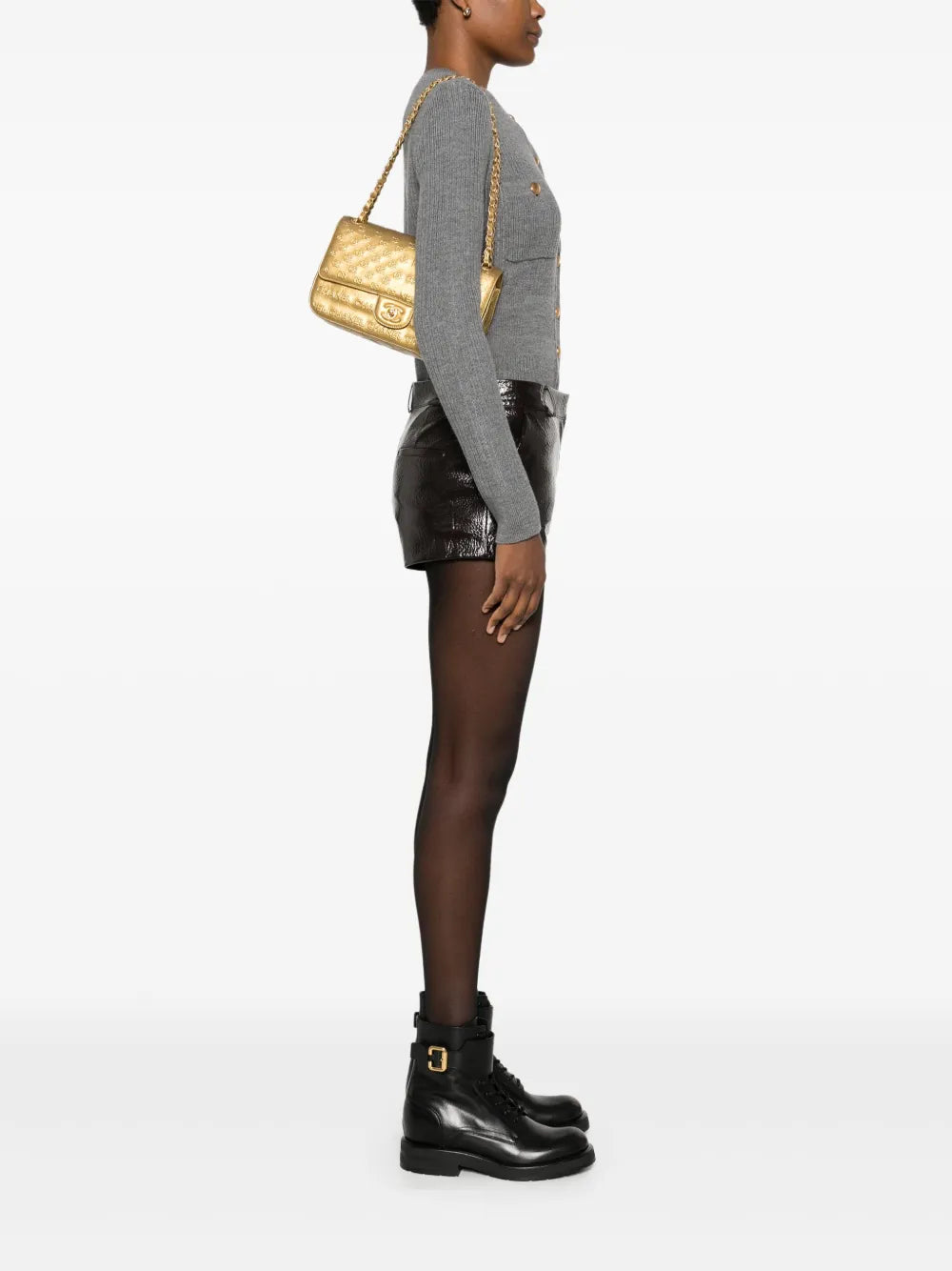 Pre-OwnedCHANEL Pre-Owned2.55 Signature Paris-Dallas shoulder bag
