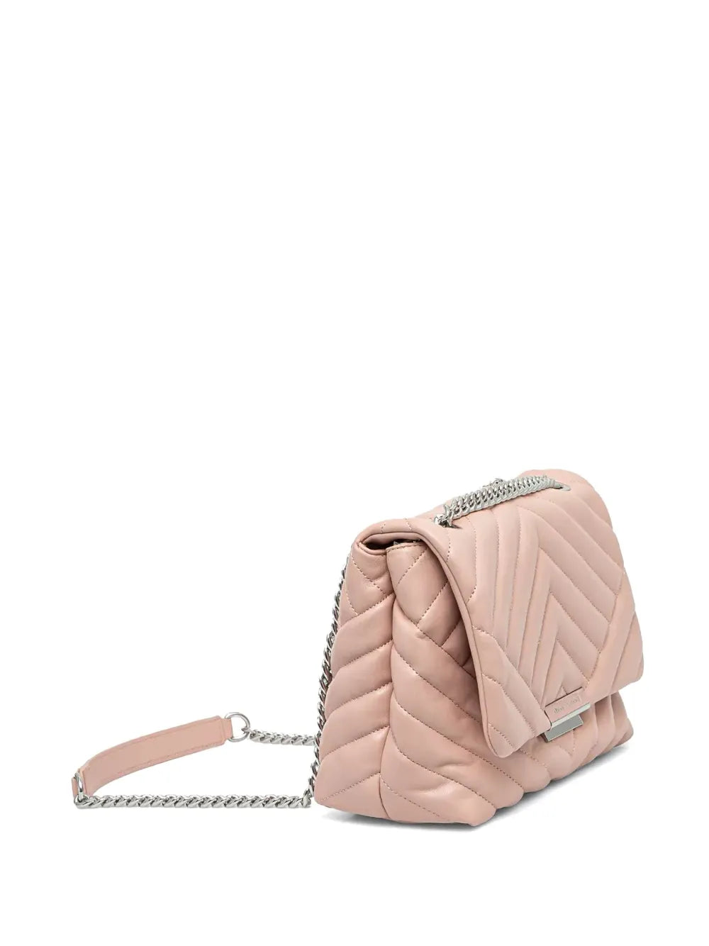 Armani Exchangelogo-plaque quilted shoulder bag