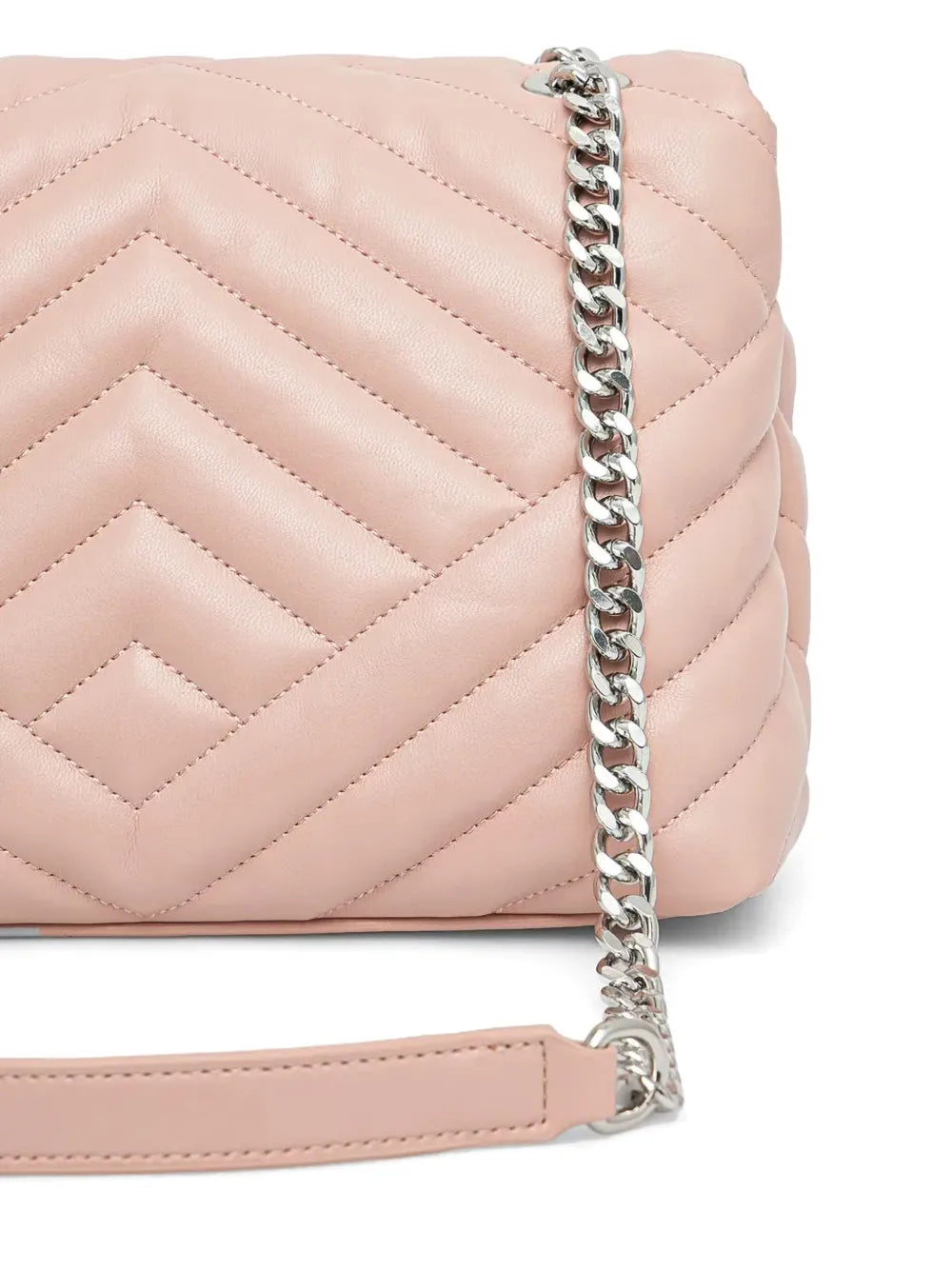 Armani Exchangelogo-plaque quilted shoulder bag