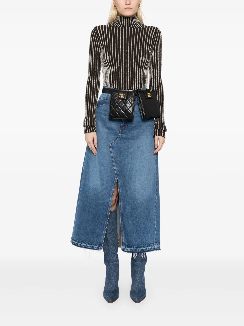 Pre-OwnedCHANEL Pre-Owned1992 Fanny belt bag