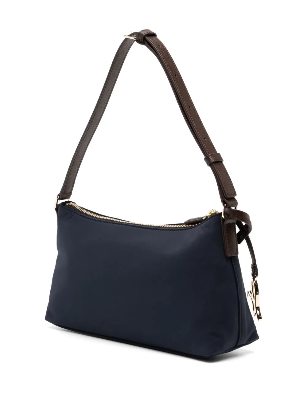 agn? b. logo charm shoulder bag
