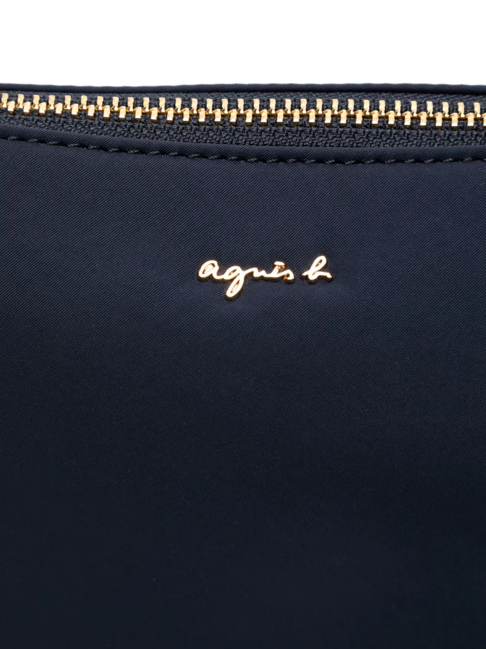 agn? b. logo charm shoulder bag