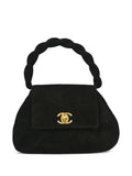 Pre-OwnedCHANEL Pre-Owned1997 suede top-handle bag