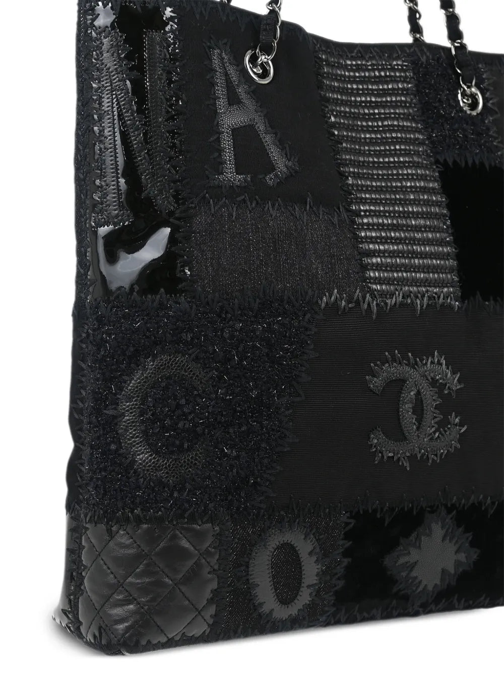 Pre-OwnedCHANEL Pre-Owned2017 patchwork tote bag