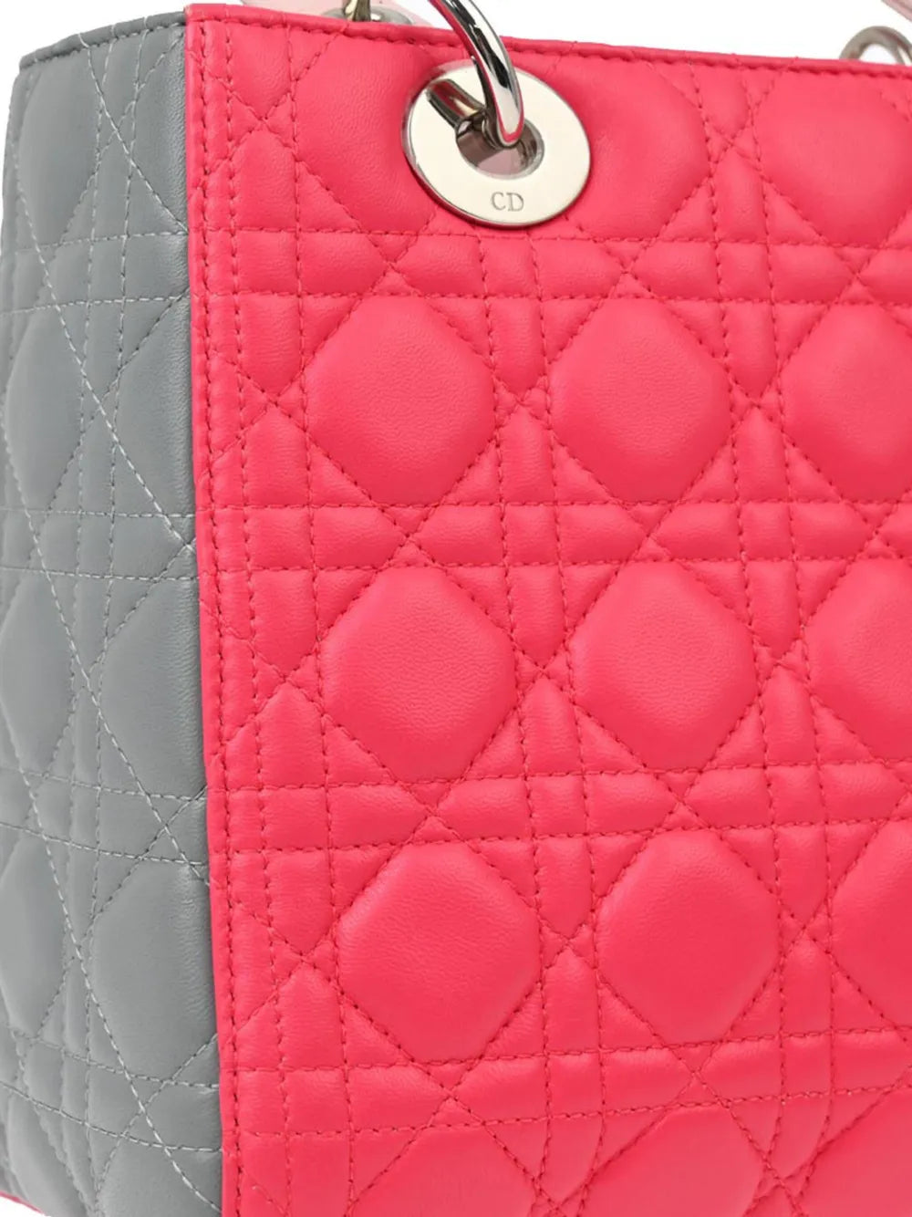 Pre-OwnedChristian Dior Pre-Owned2014 Cannage Lady Dior two-way handbag