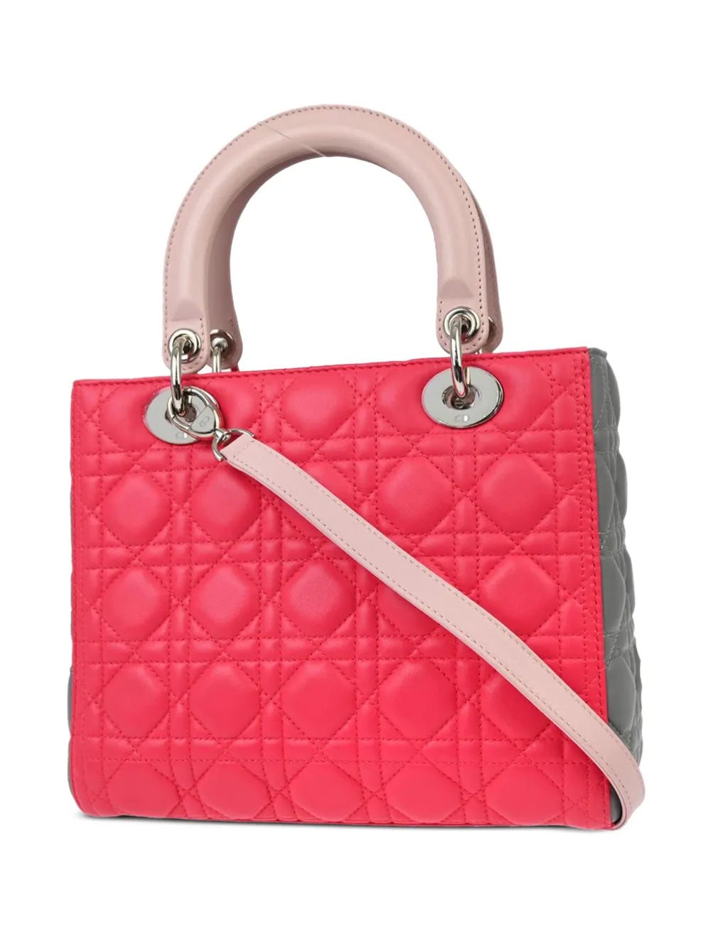 Pre-OwnedChristian Dior Pre-Owned2014 Cannage Lady Dior two-way handbag