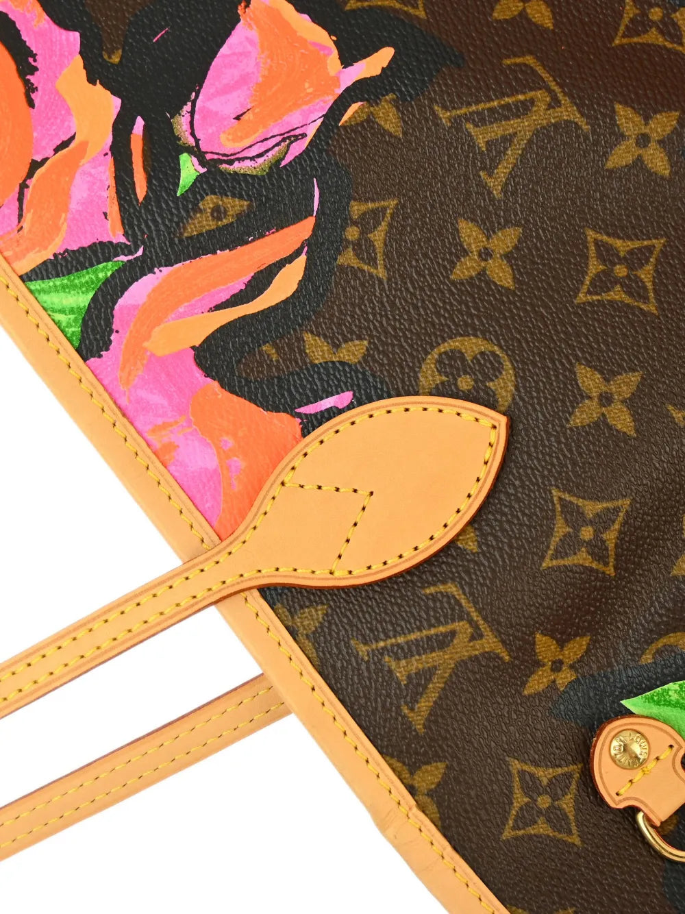 Pre-OwnedLouis Vuitton Pre-Owned2008 x Stephen Sprouse Rose Neverfull tote bag
