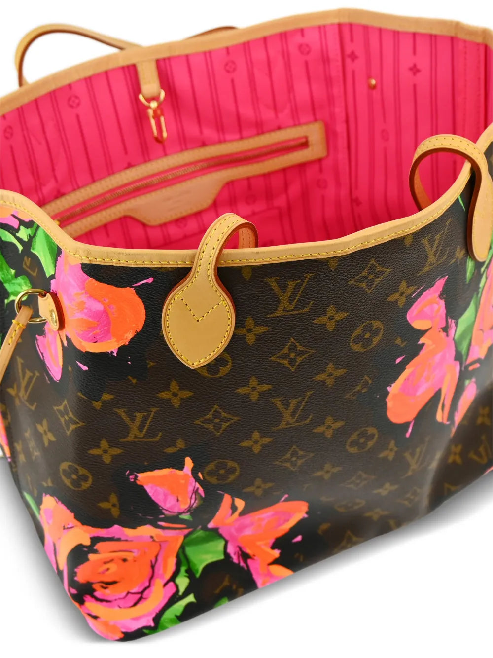 Pre-OwnedLouis Vuitton Pre-Owned2008 x Stephen Sprouse Rose Neverfull tote bag