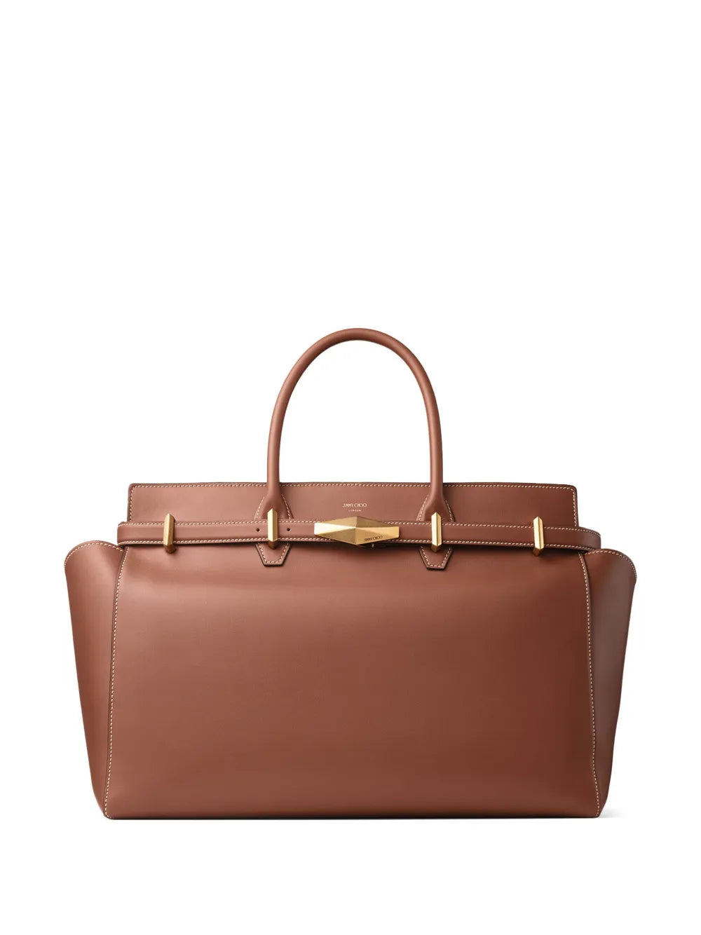 Jimmy Choomedium Diamond Belted tote bag
