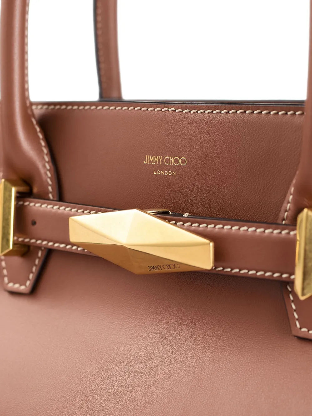 Jimmy Choomedium Diamond Belted tote bag