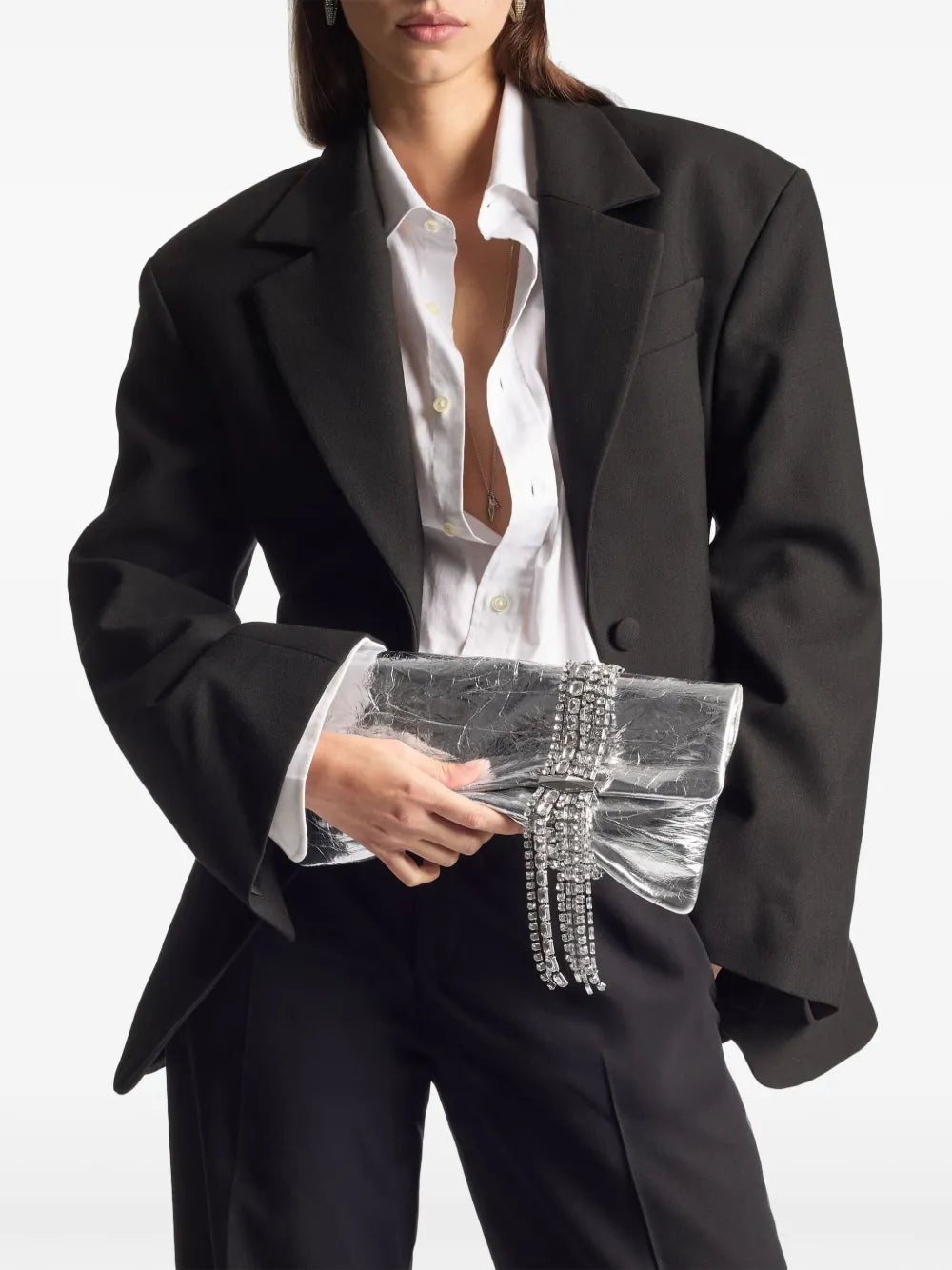 Jimmy ChooZandra clutch bag