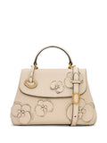 Oscar de la RentaThe Laser-Cut Orchid Mini Poppy tote bag
