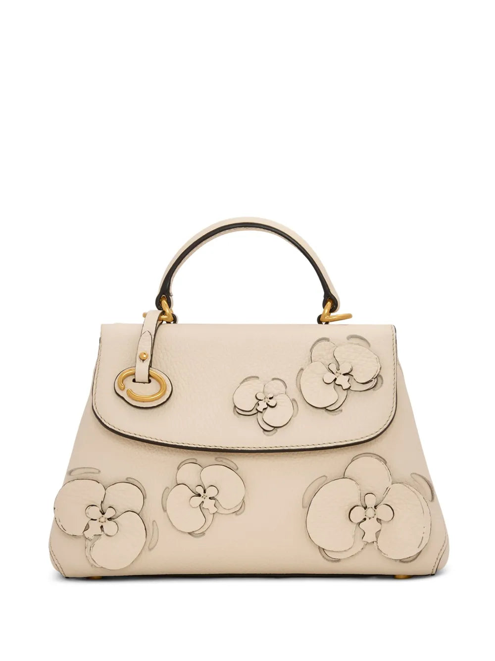 Oscar de la RentaThe Laser-Cut Orchid Mini Poppy tote bag