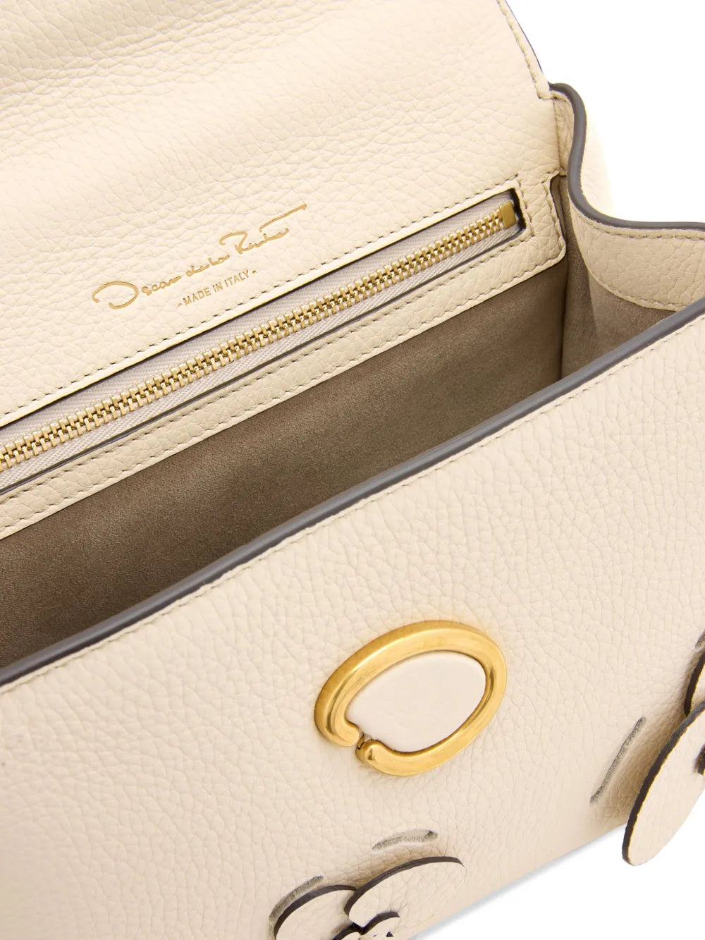 Oscar de la RentaThe Laser-Cut Orchid Mini Poppy tote bag