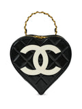 Pre-OwnedCHANEL Pre-Owned1995 heart vanity handbag