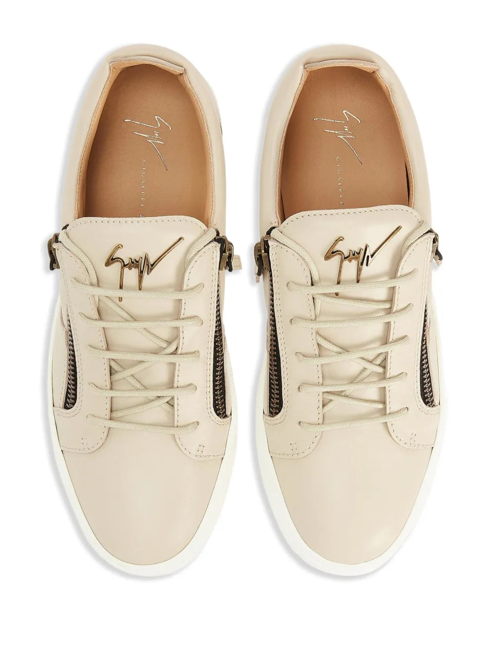 Giuseppe Zanotti Frankie Double-Zip Low-Top Sneakers