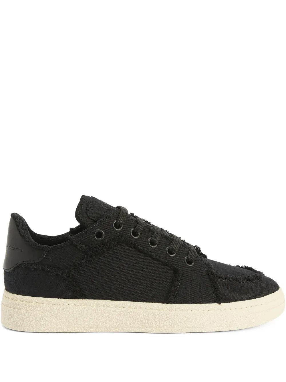 Giuseppe Zanotti Gz94 Frayed-Detail Lace-Up Low-Top Sneakers