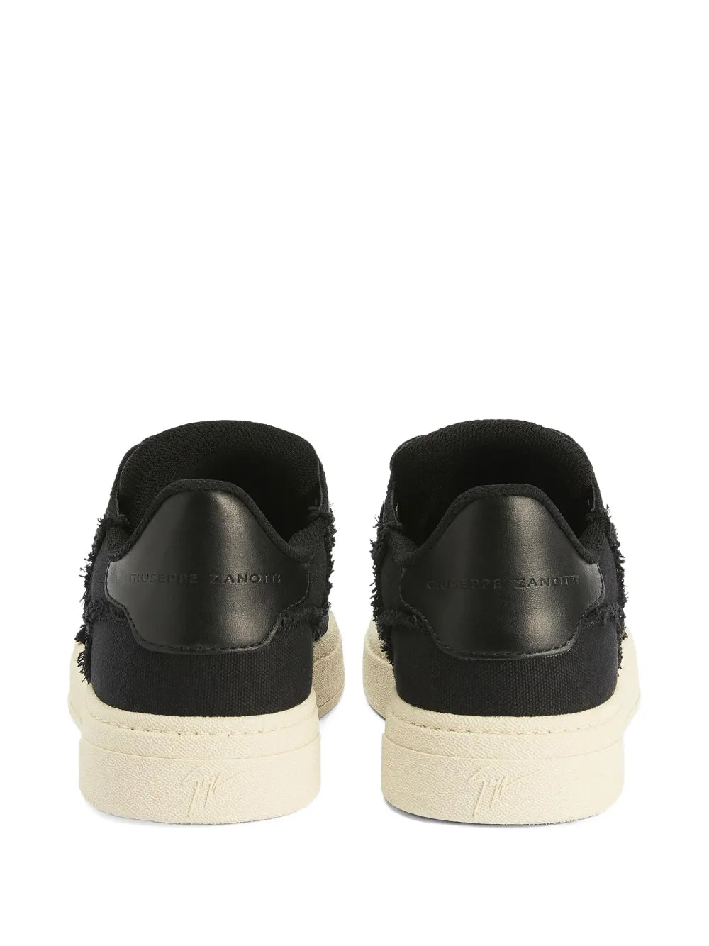 Giuseppe Zanotti Gz94 Frayed-Detail Lace-Up Low-Top Sneakers