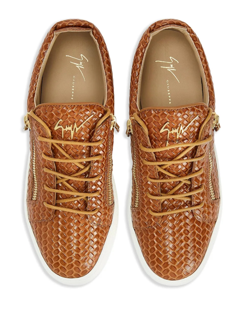 Giuseppe Zanotti Frankie Double-Zip Low-Top Sneakers