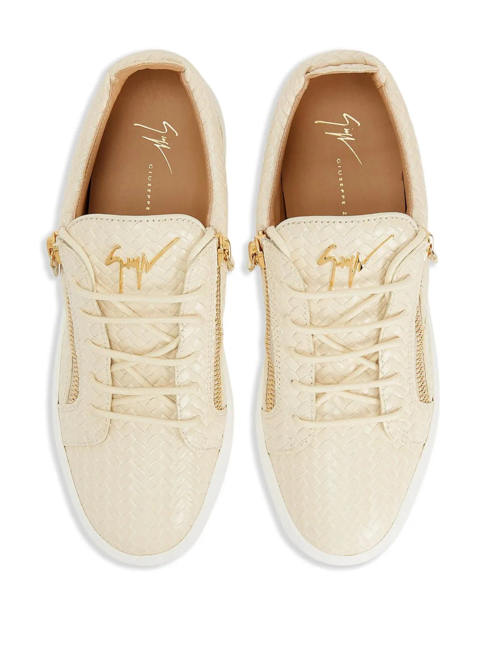 Giuseppe Zanotti Frankie Double-Zip Low-Top Sneakers