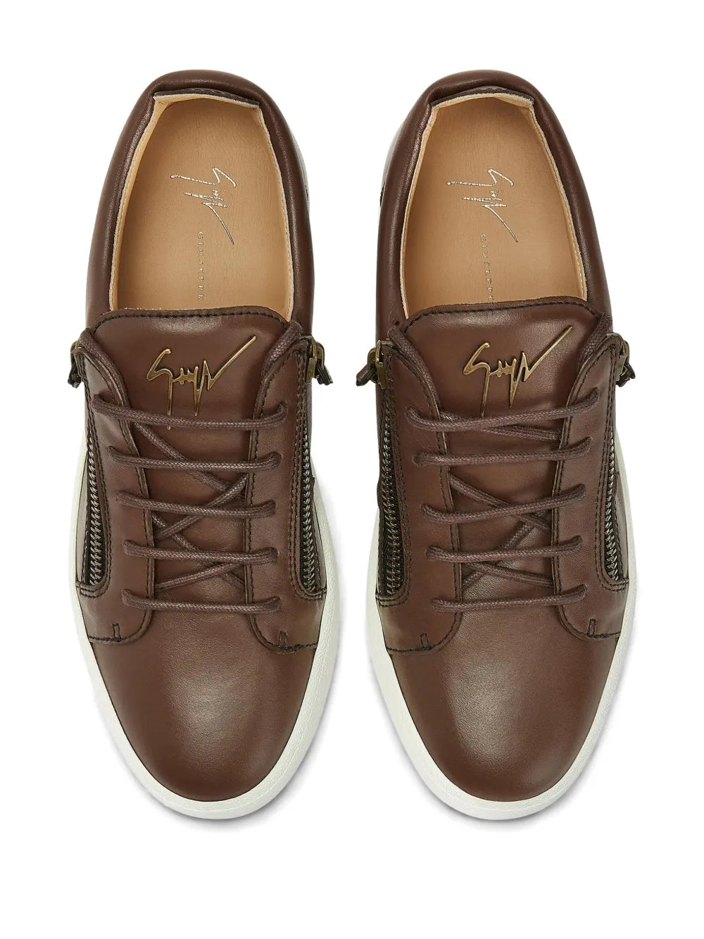 Giuseppe Zanotti Frankie Double-Zip Low-Top Sneakers