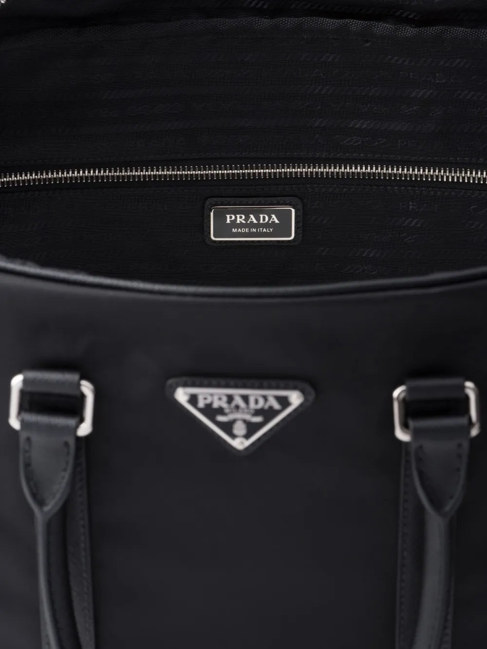 Pradaleather luggage bag