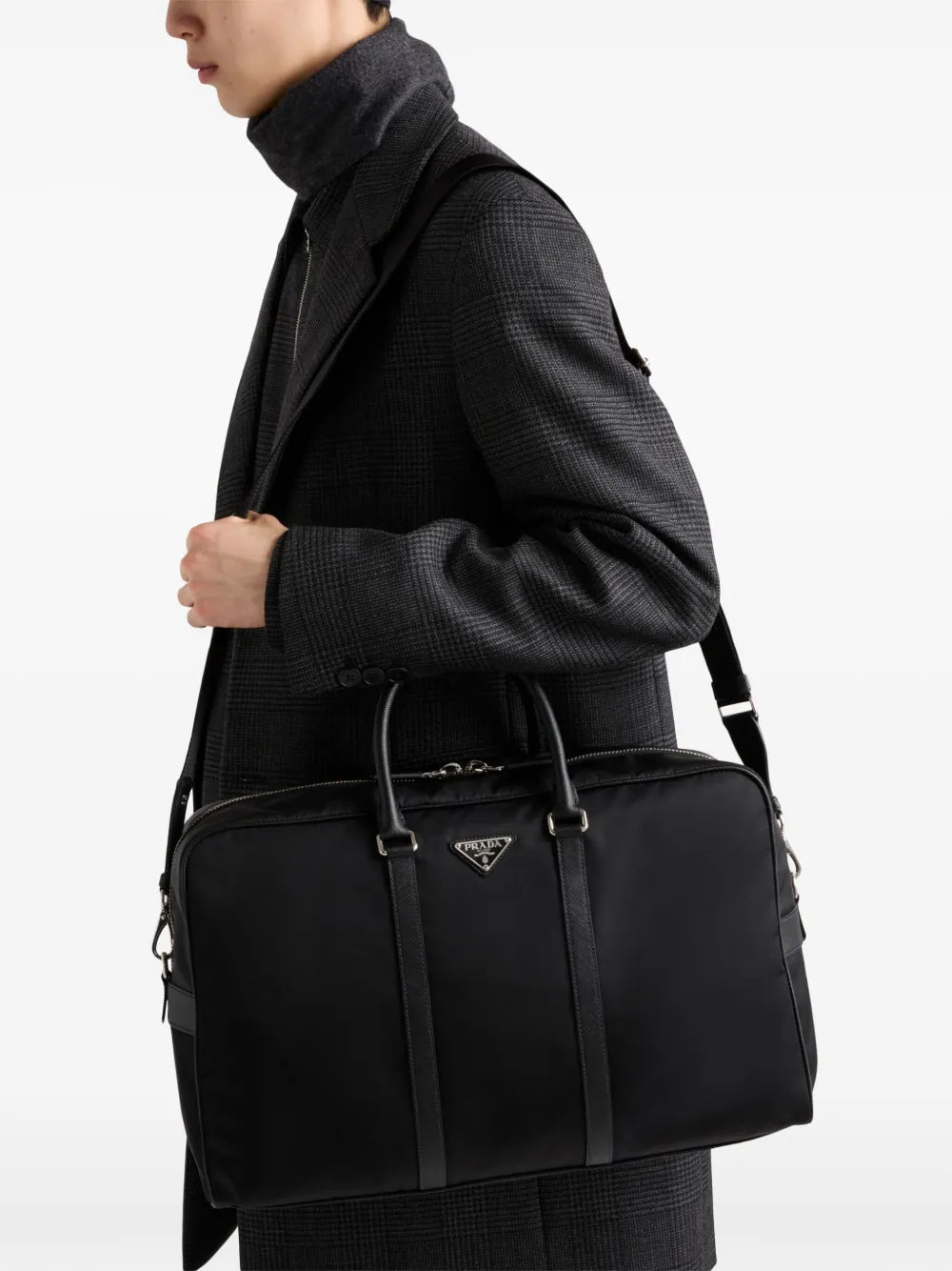 Pradaleather luggage bag