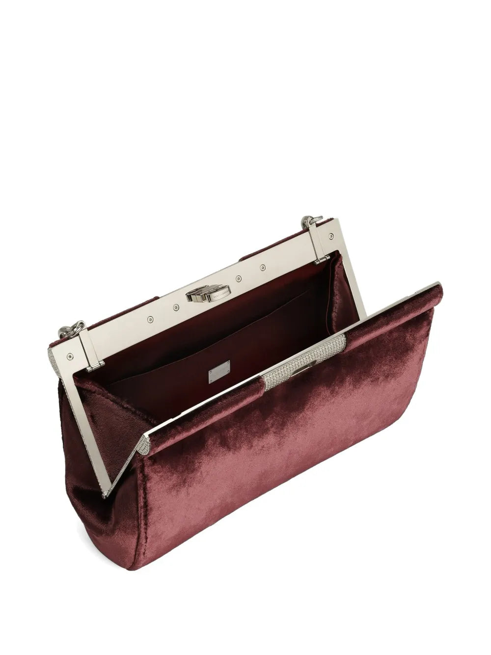 Dolce & Gabbanavelvet clutch bag