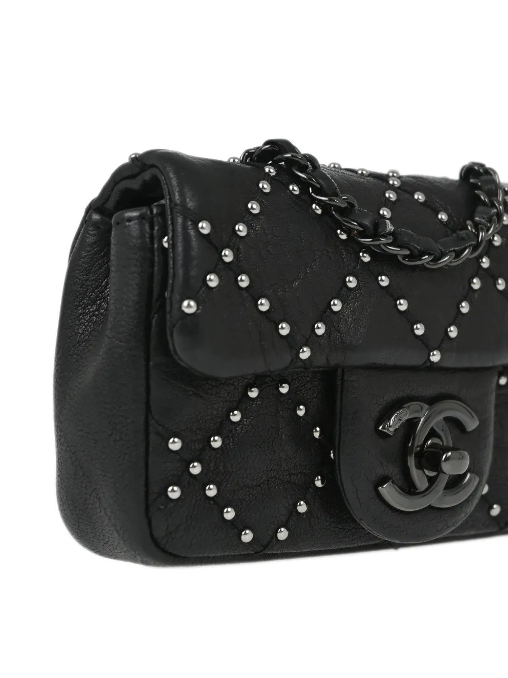 Pre-OwnedCHANEL Pre-Owned2014 mini Timeless studded shoulder bag