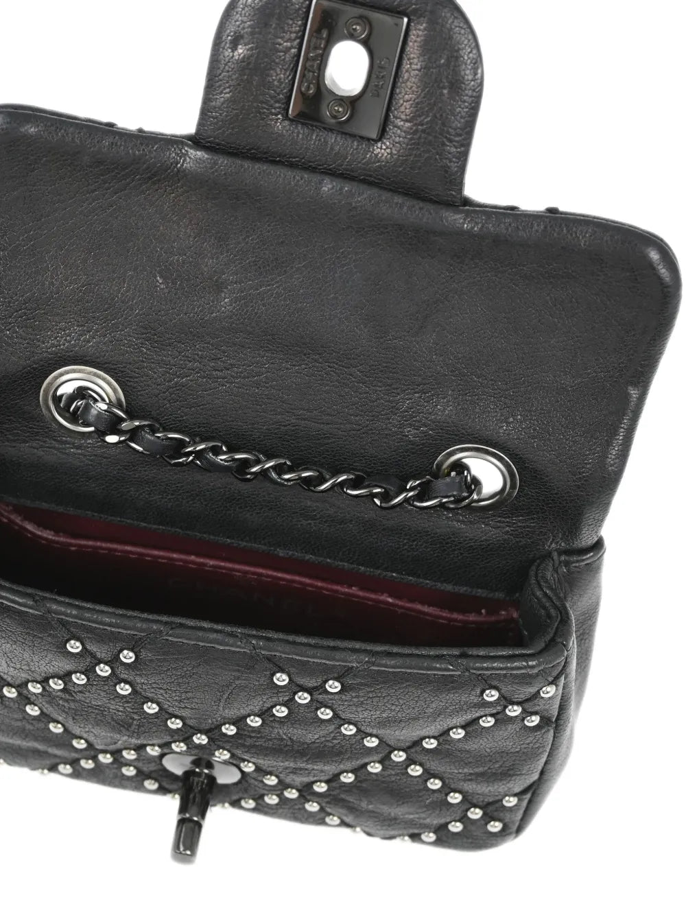 Pre-OwnedCHANEL Pre-Owned2014 mini Timeless studded shoulder bag