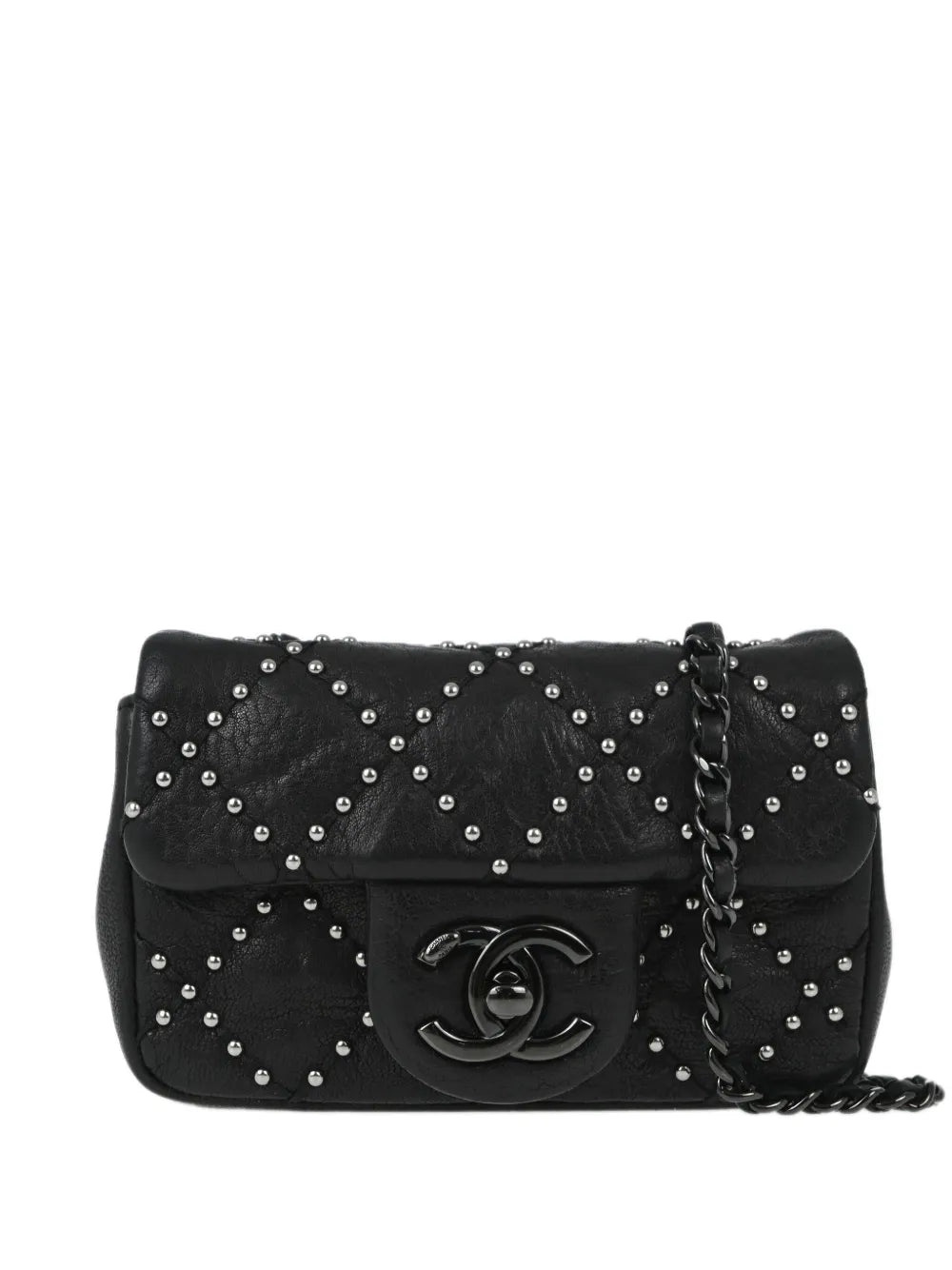 Pre-OwnedCHANEL Pre-Owned2014 mini Timeless studded shoulder bag