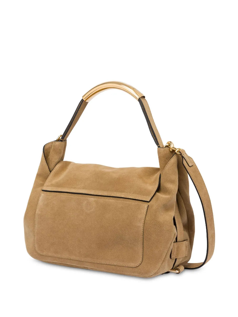 MoschinoHandle Me suede tote bag