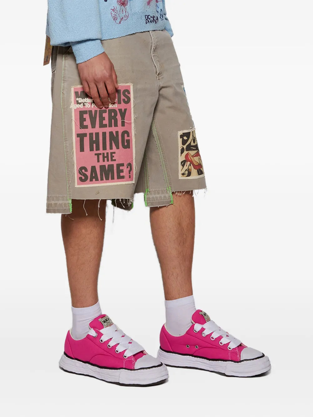 Maison Mihara Yasuhiro Peterson 23 Canvas Lace-Up Sneakers