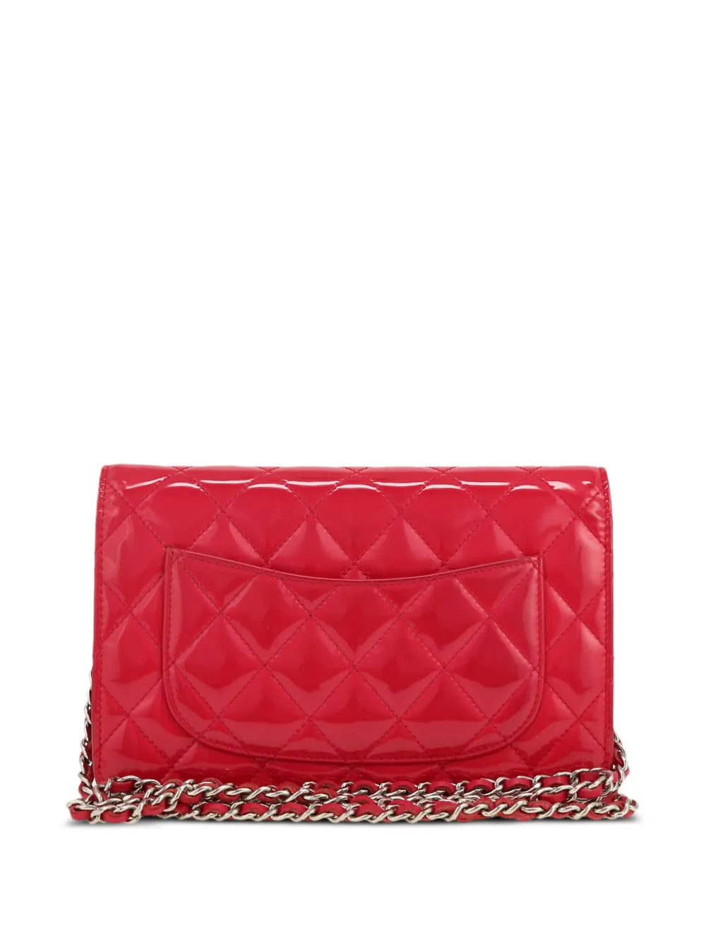 Pre-OwnedCHANEL Pre-Owned2015 diamond-quilted wallet-on-chain bag