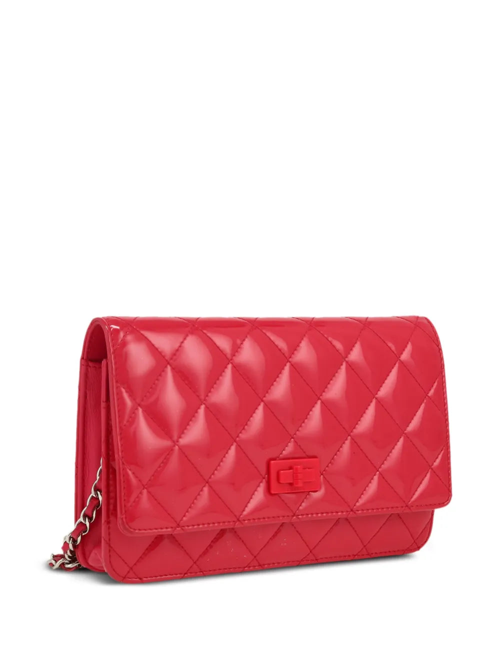 Pre-OwnedCHANEL Pre-Owned2015 diamond-quilted wallet-on-chain bag