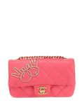 Pre-OwnedCHANEL Pre-Owned2017 mini V For Victory Flap shoulder bag