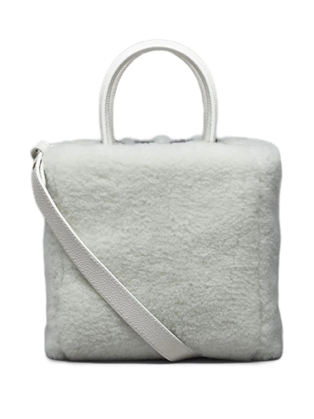 Thom Browneshearling stripe tote bag