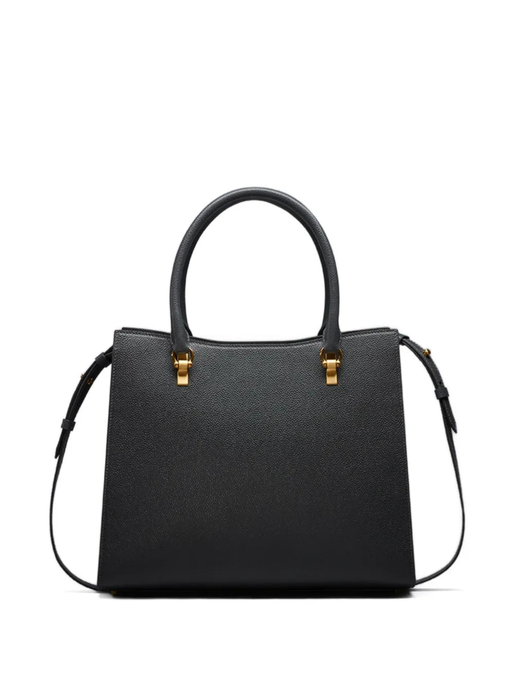 Thom Brownelarge leather clasp tote bag
