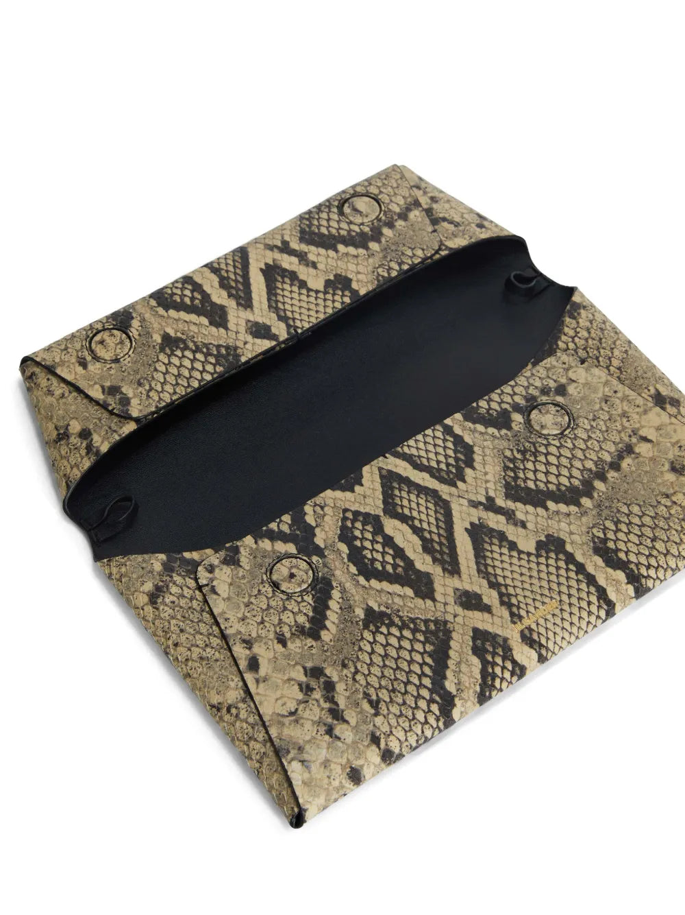 Jil Sandersmall snakeskin-print folded bag