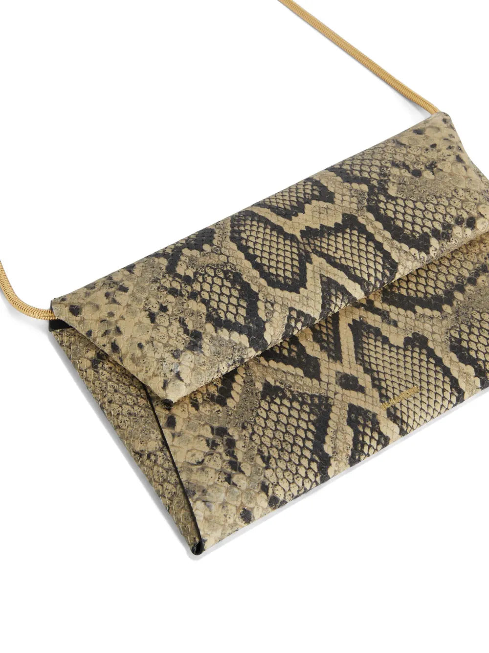 Jil Sandersmall snakeskin-print folded bag