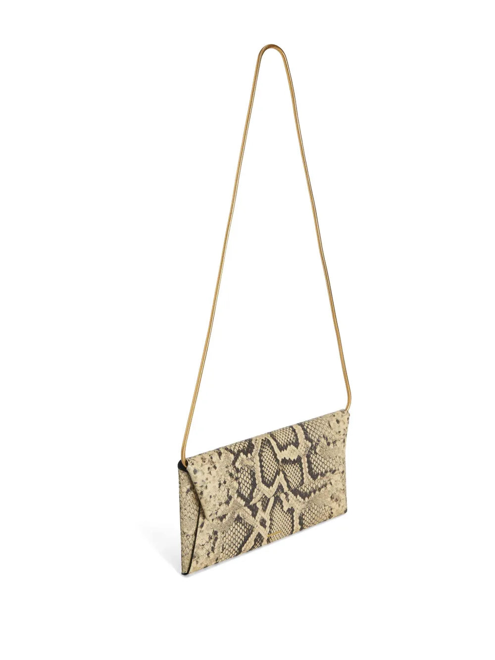 Jil Sandersmall snakeskin-print folded bag
