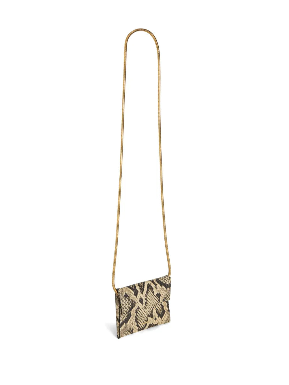 Jil Sandersnakeskin-effect folded mini bag