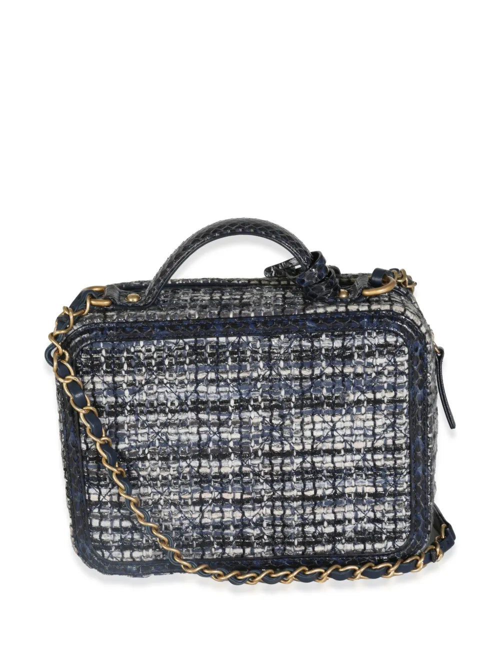 Pre-OwnedCHANEL Pre-Owned2018 CC tweed Vanity case