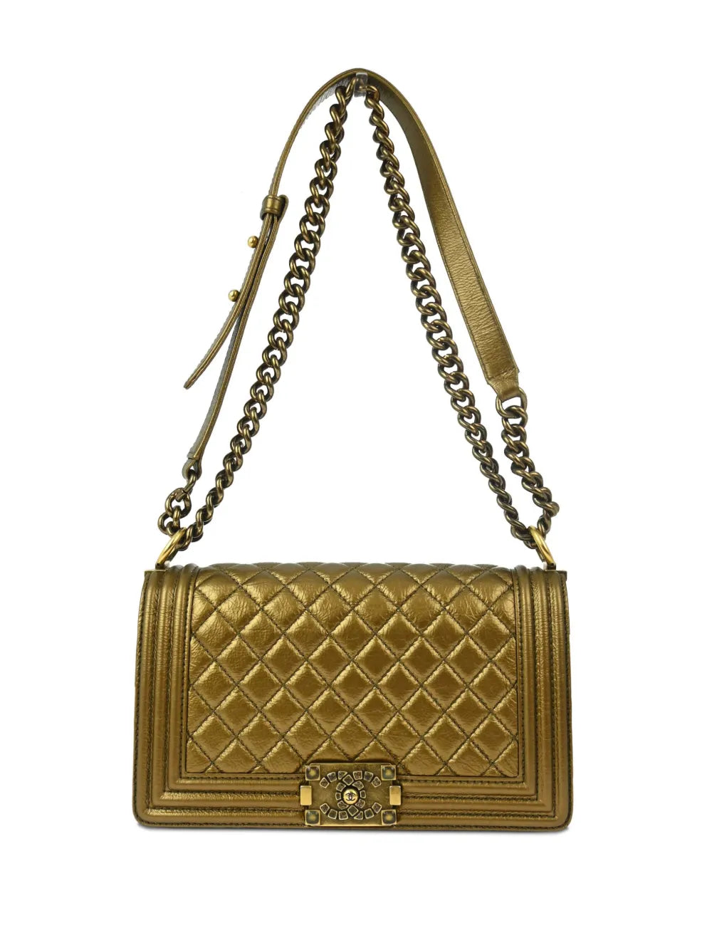 Pre-OwnedCHANEL Pre-Owned2021 Boy Chanel Medium shoulder bag