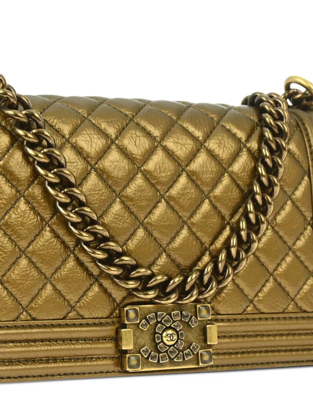 Pre-OwnedCHANEL Pre-Owned2021 Boy Chanel Medium shoulder bag
