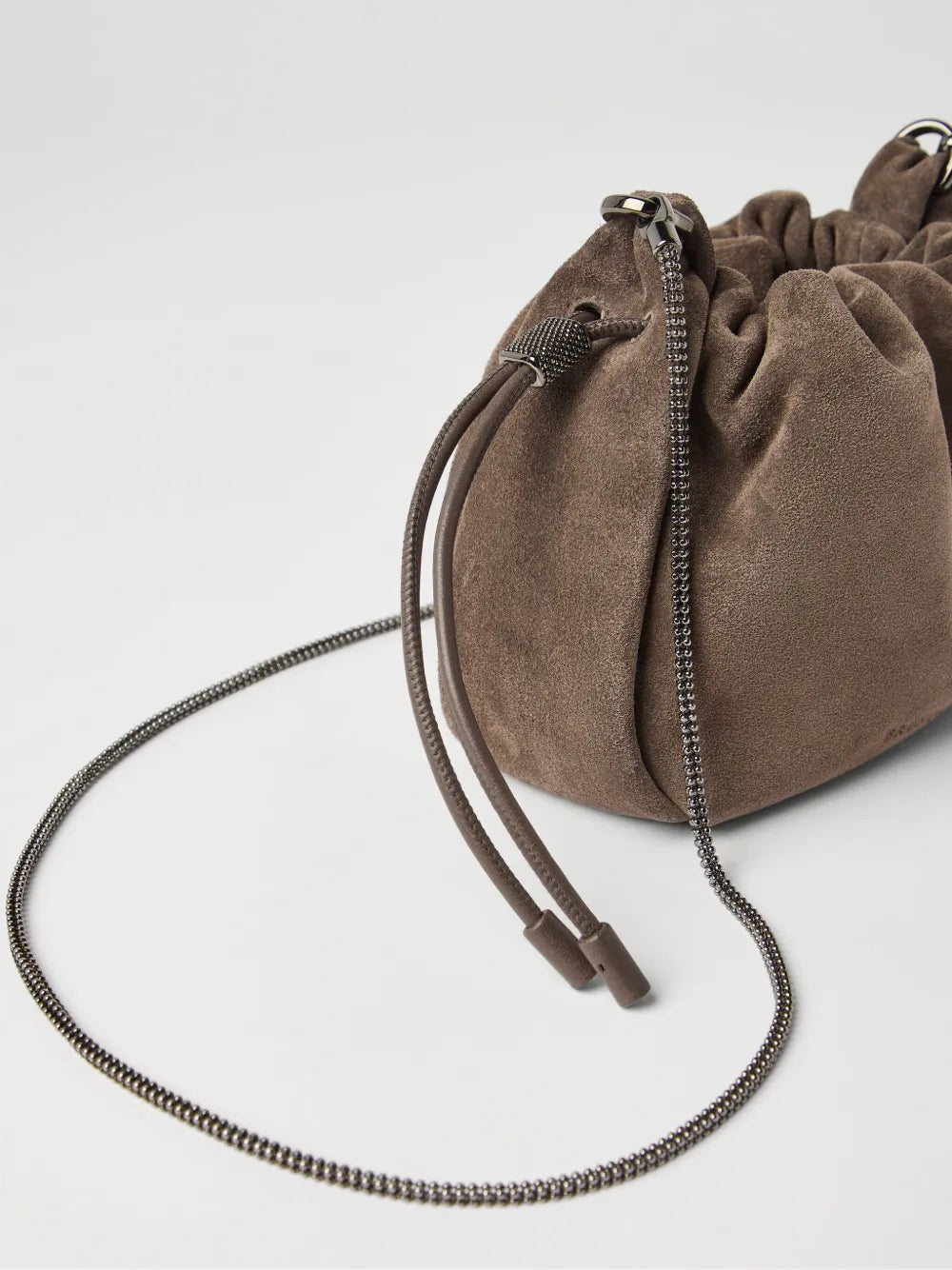 Brunello Cucinellisuede shoulder bag