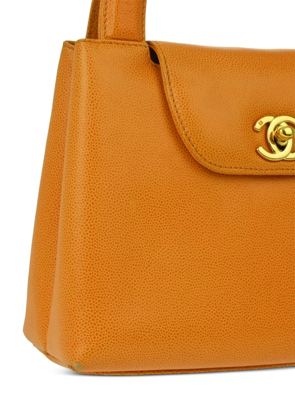 Pre-OwnedCHANEL Pre-Owned1998 CC leather handbag