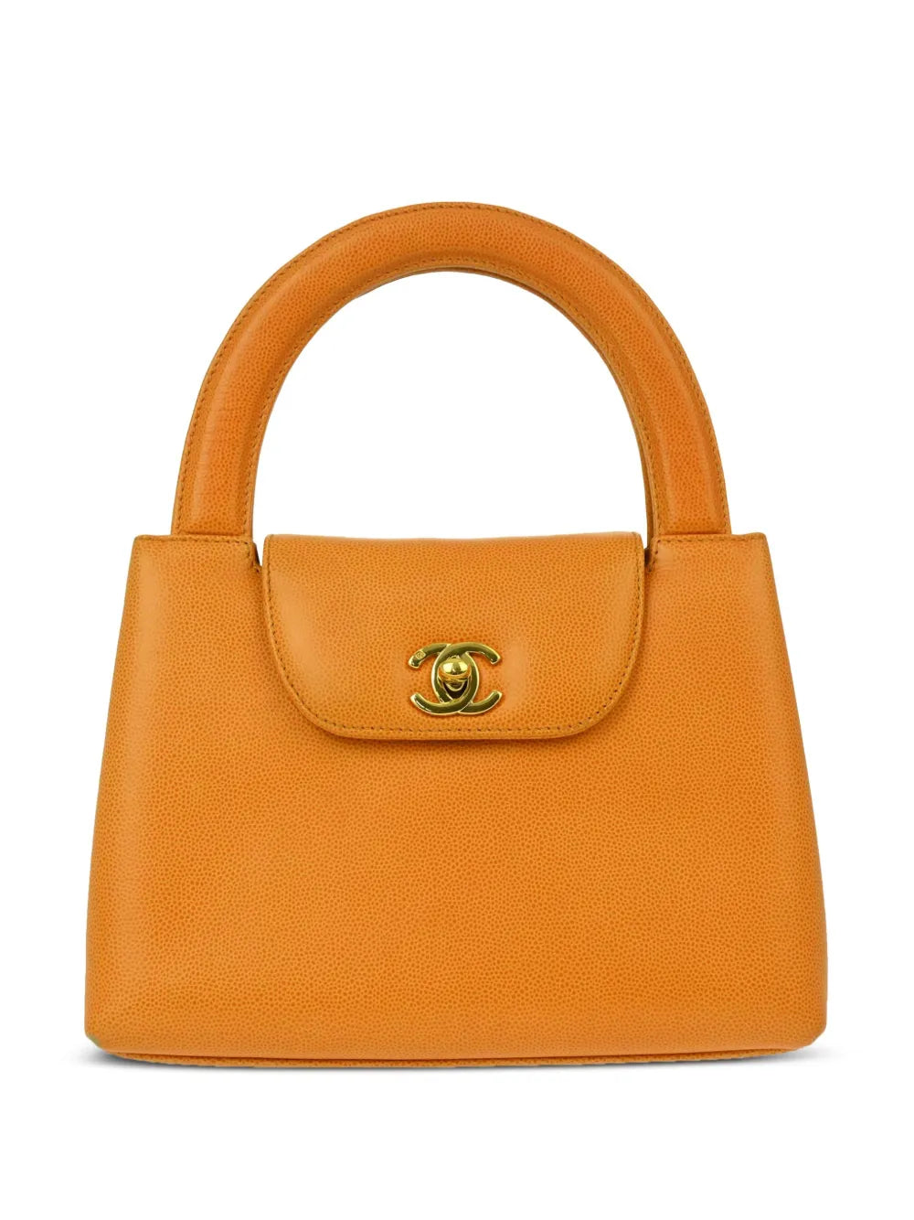 Pre-OwnedCHANEL Pre-Owned1998 CC leather handbag